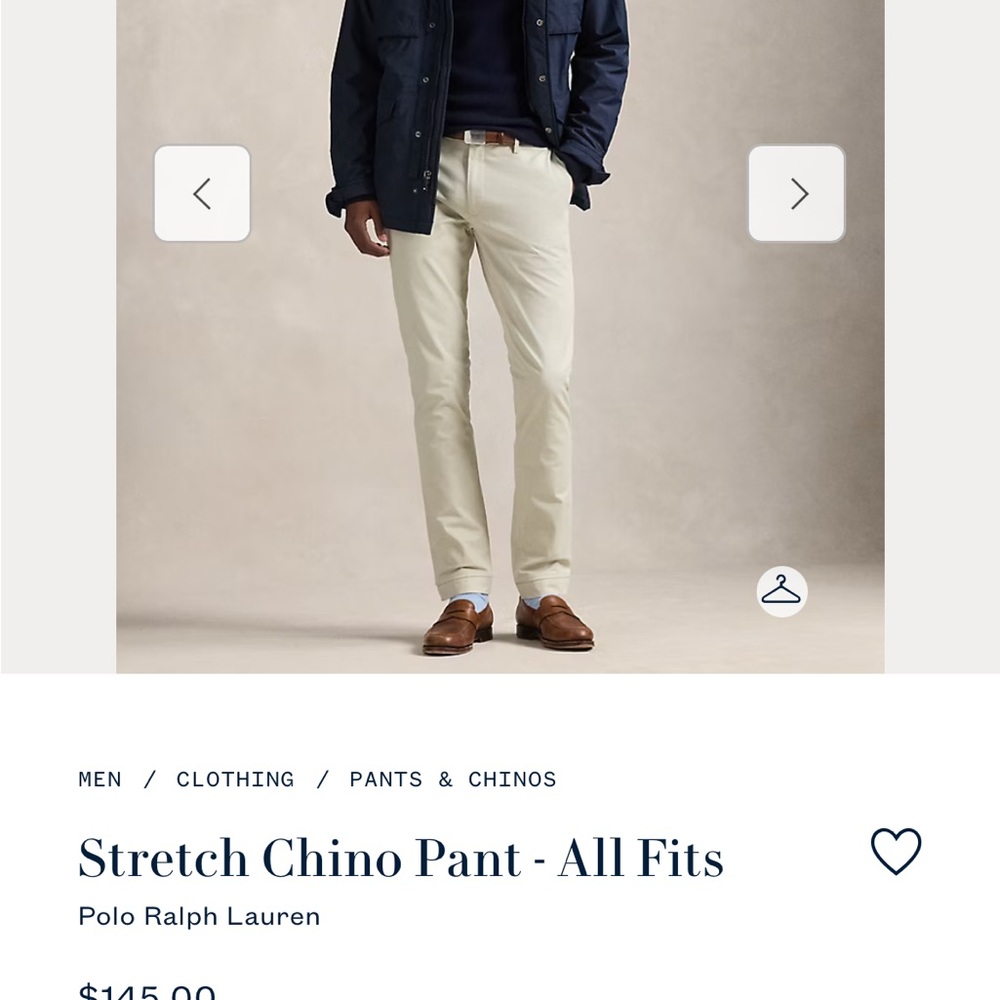 Polo by Ralph Lauren Men's Stretch Chino Pants - Basic Sand